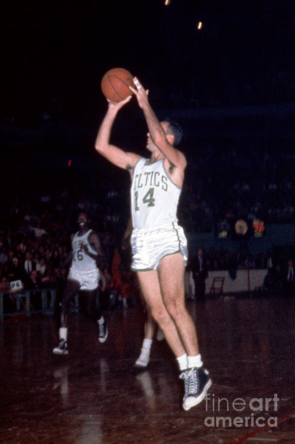 Boston Celtics - Bob Cousy #1 Photograph by Dick Raphael
