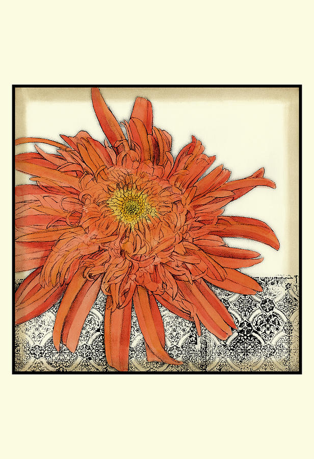Flower Painting - Botanica I #1 by Jennifer Goldberger