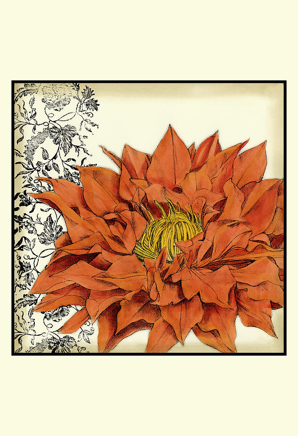 Flower Painting - Botanica IIi #1 by Jennifer Goldberger