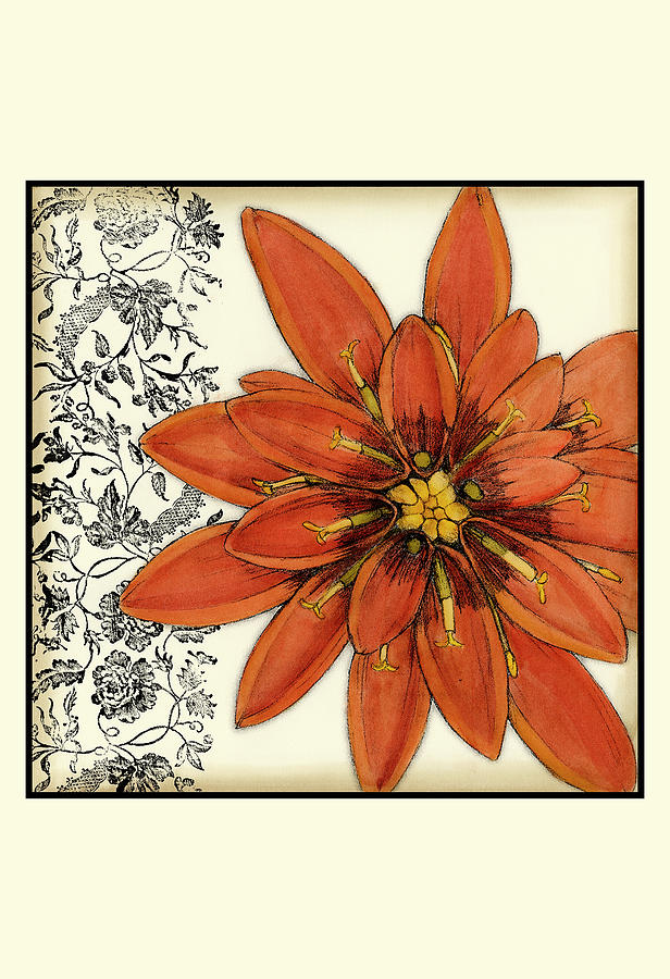 Flower Painting - Botanica Iv #1 by Jennifer Goldberger
