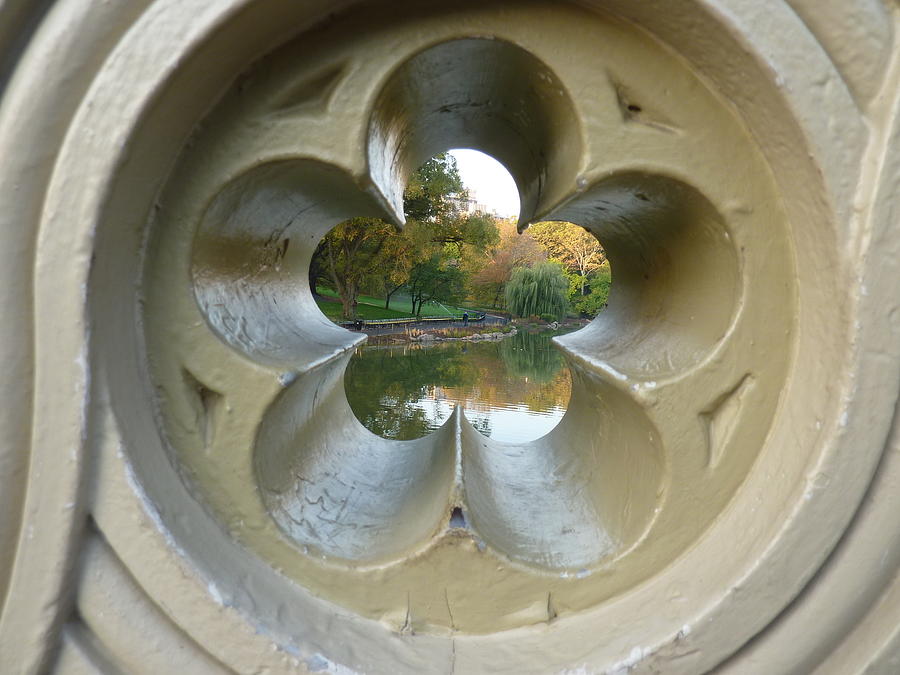 Keyhole on the Bow Bridge Photograph by Patricia Caron