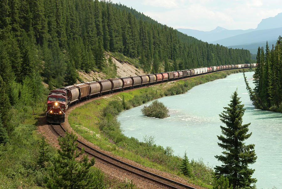Bow River Valley, Canadian Pacific #1 Photograph by John Elk Iii