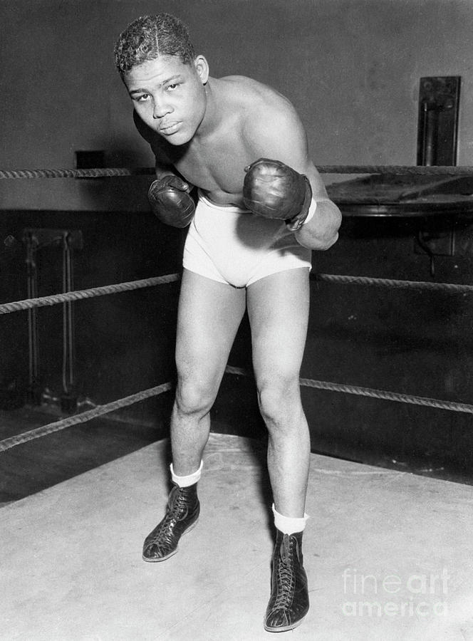Boxer Joe Louis by Bettmann