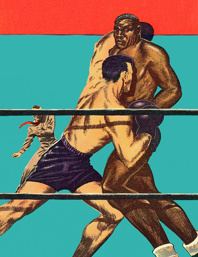 Sports Drawing - Boxing #1 by CSA Images