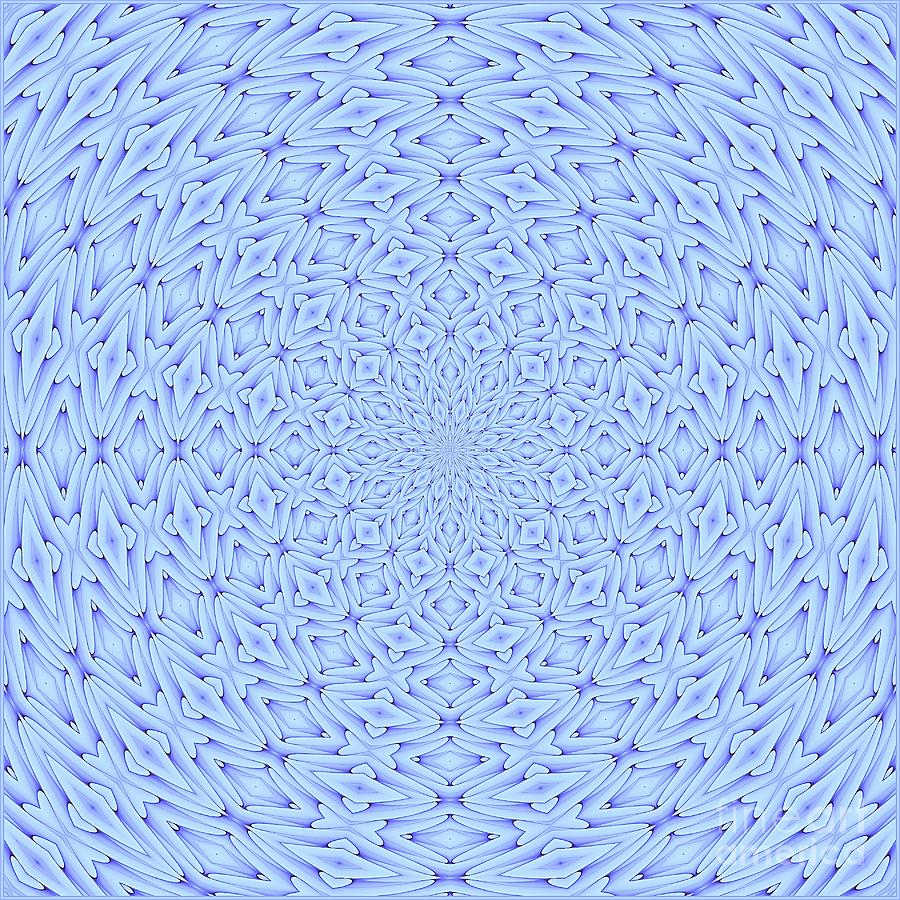 Braided Blue Tile Digital Art by Doug Morgan