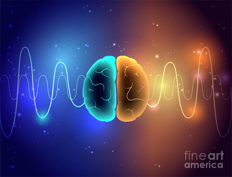 Brain Waves #1 Photograph by Pikovit / Science Photo Library