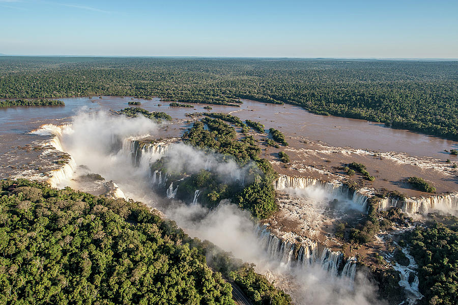 Brazil, Parana, Iguazu National Park, Cataratas Foz Do Iguacu #1 Digital Art by Giordano Cipriani
