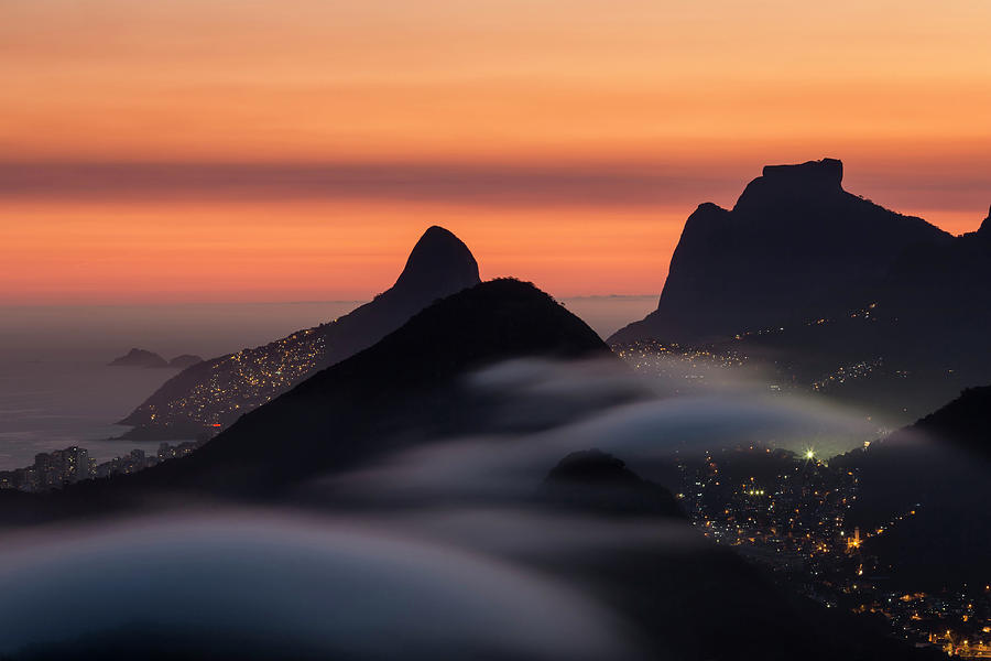 Brazil, Rio De Janeiro, Sugar Loaf Mt #1 Digital Art by Tony J Burns