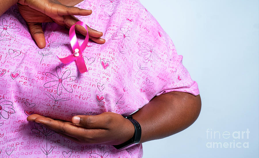 African Photograph - Breast Cancer Awareness #1 by Daniel Buah/science Photo Library