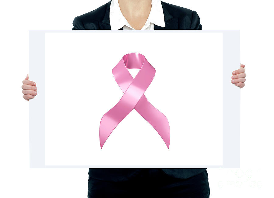 Breast Cancer Photograph - Breast Cancer Awareness #1 by Samunella/science Photo Library