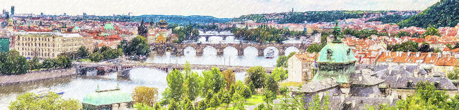 Bridges of Prague #1 Photograph by Vivida Photo PC