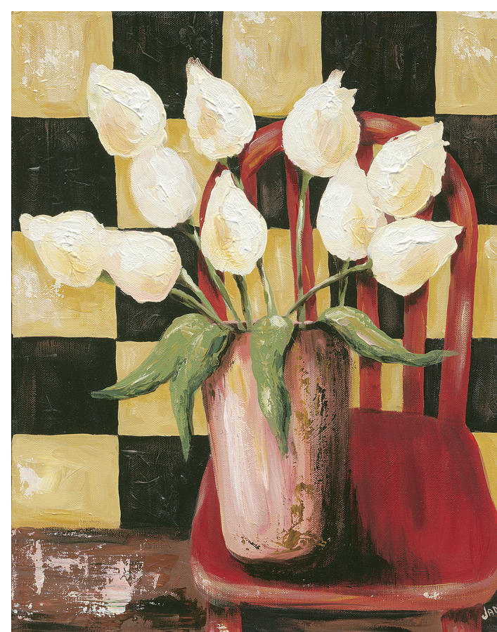 Flower Painting - Bright Tulips #1 by Jade Reynolds