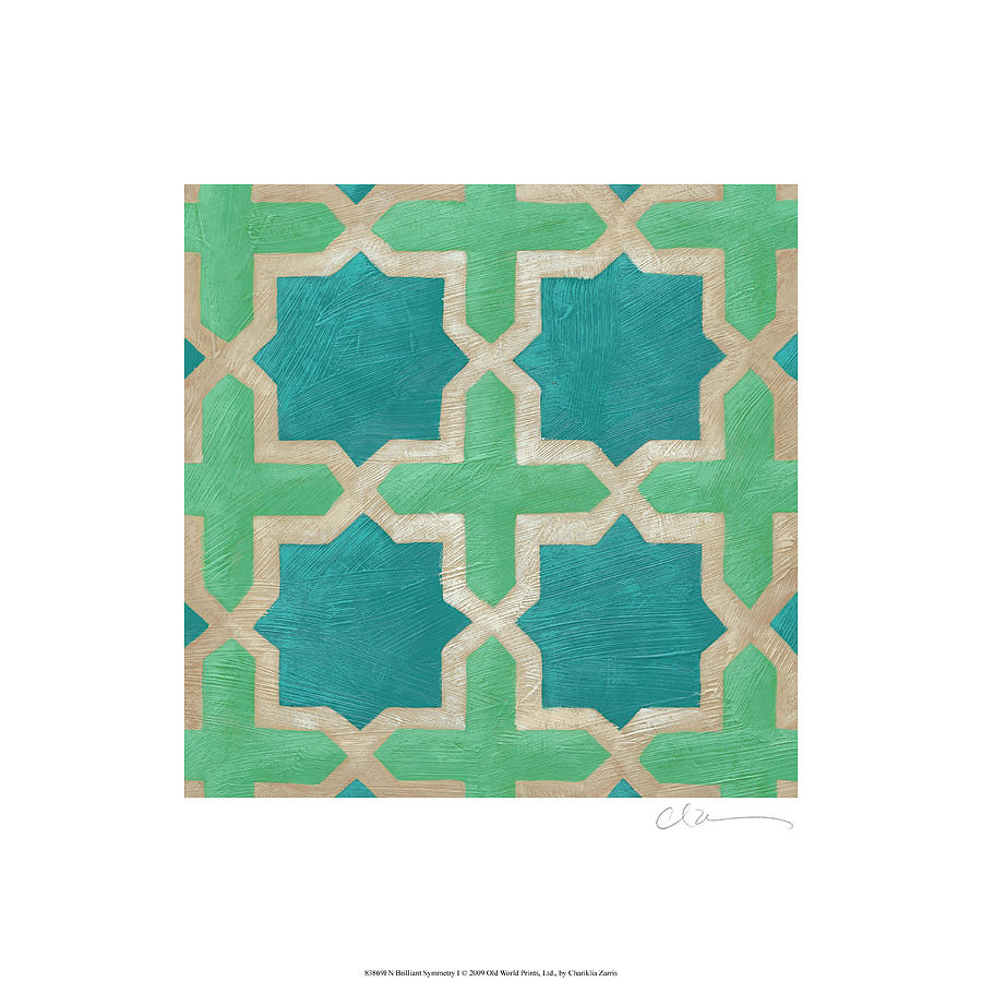 Pattern Painting - Brilliant Symmetry I #1 by Chariklia Zarris