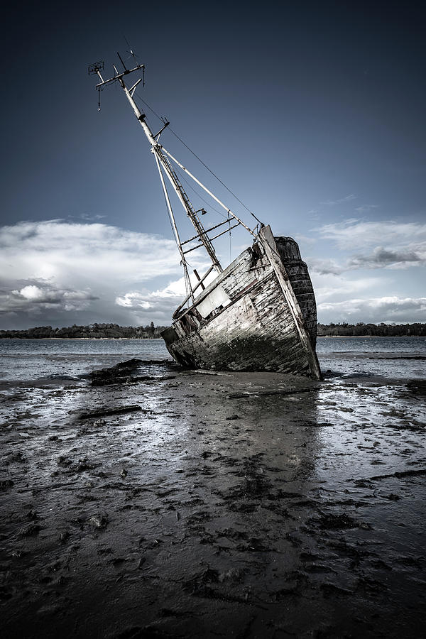 Broken Boat #1 Photograph by Svetlana Sewell