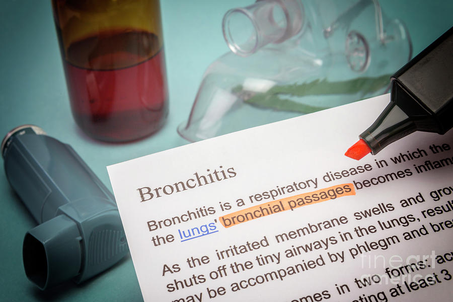 Bronchitis #1 Photograph by Digicomphoto/science Photo Library