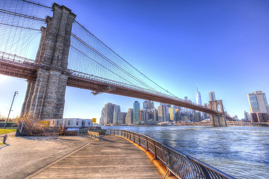Brooklyn Bridge  #1 Photograph by David Pyatt