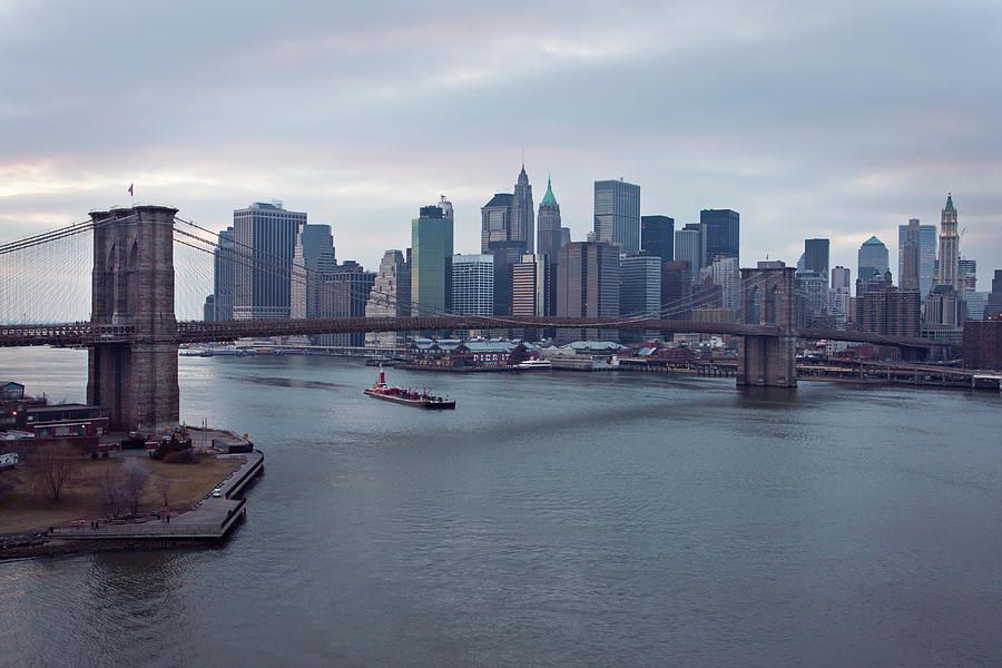 Brooklyn Bridge #1 Photograph by Steve Lewis Stock