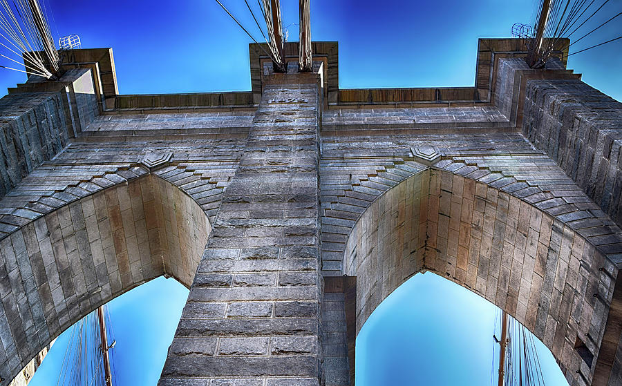 Brooklyn Bridge Tower Photograph by Dyle Warren