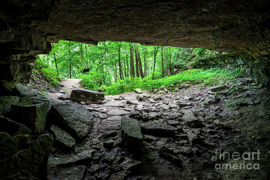 Broughs Tunnel - Clifty Falls State Park - Indiana #2 Photograph by Gary Whitton