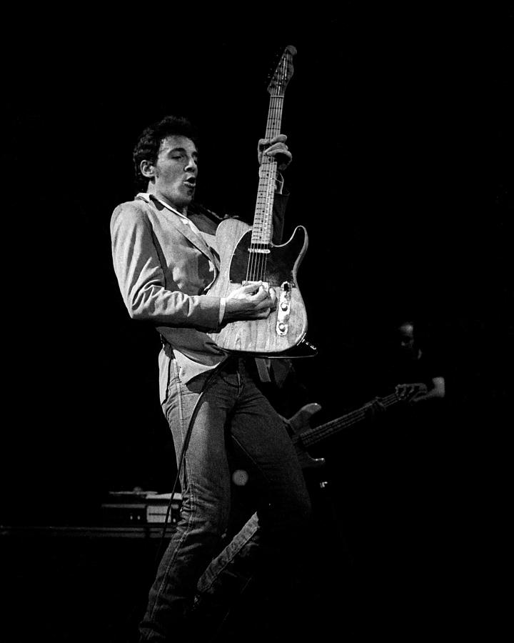 Bruce Springsteen Live #1 Photograph by Larry Hulst