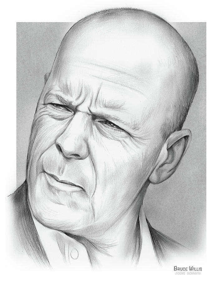 Bruce Willis Drawing