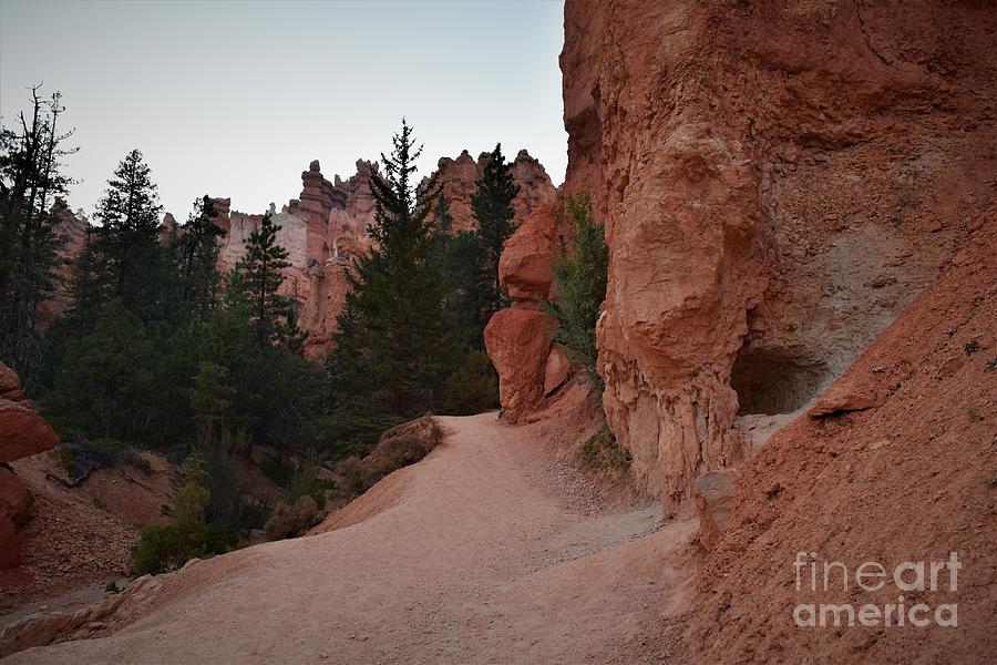 Bryce Canyon Sunset Hike #1 Photograph by Leslie M Browning