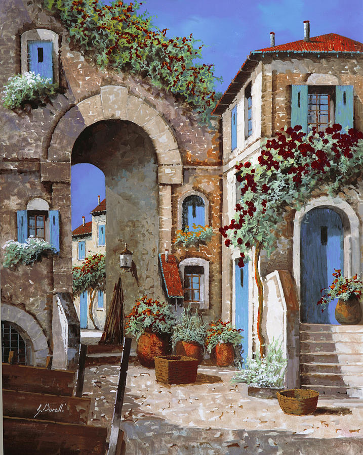 Buchi Blu Painting By Guido Borelli - Fine Art America