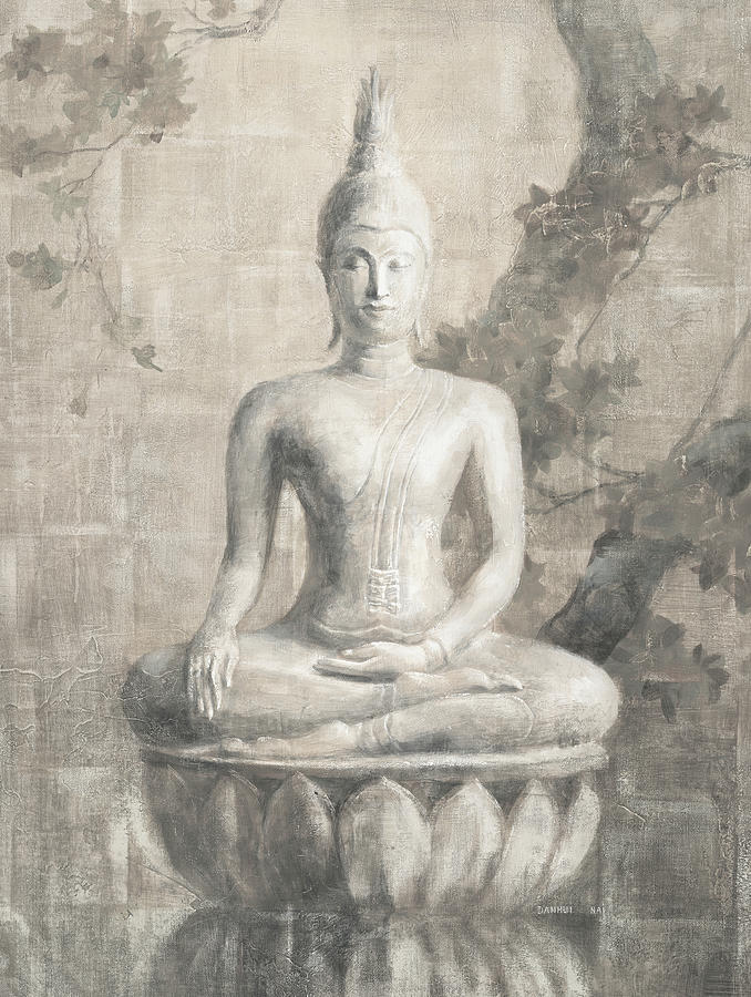 Buddha Painting - Buddha Neutral #1 by Danhui Nai