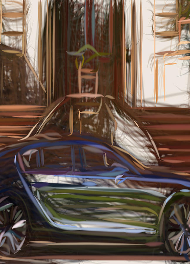 Bugatti Galibier Drawing #1 Digital Art by CarsToon Concept - Pixels