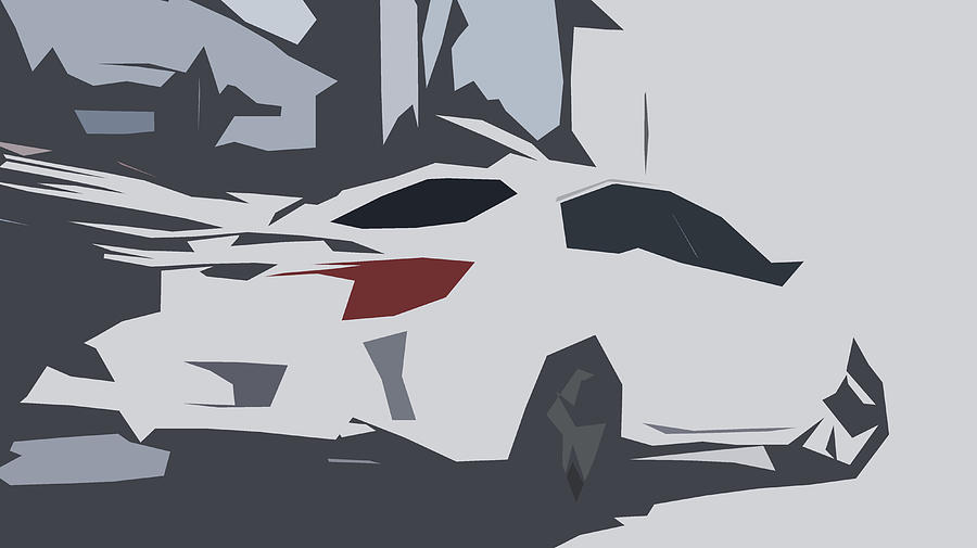 Buick Regal GS Abstract Design #1 Digital Art by CarsToon Concept