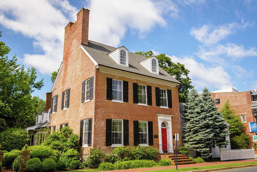 Bullitt House, East Dover Street, Easton, Maryland Photograph by Mark ...