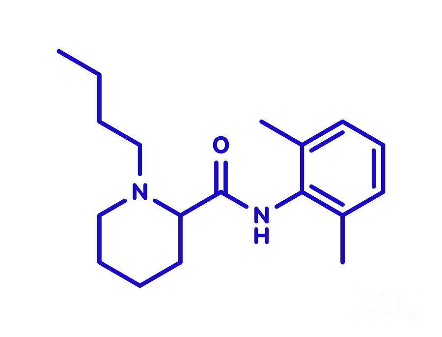 Bupivacaine Epidural Anaesthetic Drug Molecule Photograph by Molekuul ...