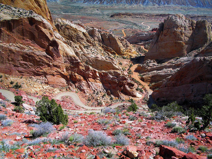 Burr Trail Utah #1 Photograph by Dean Ginther