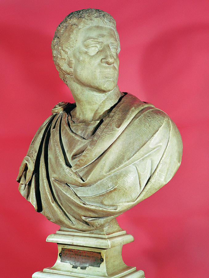 Michelangelo Photograph - Bust Of Brutus by Michelangelo Buonarroti