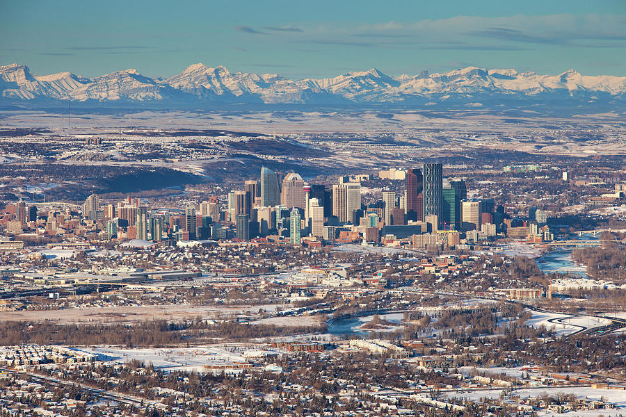 Calgary Skyline #1 Photograph by Dan prat