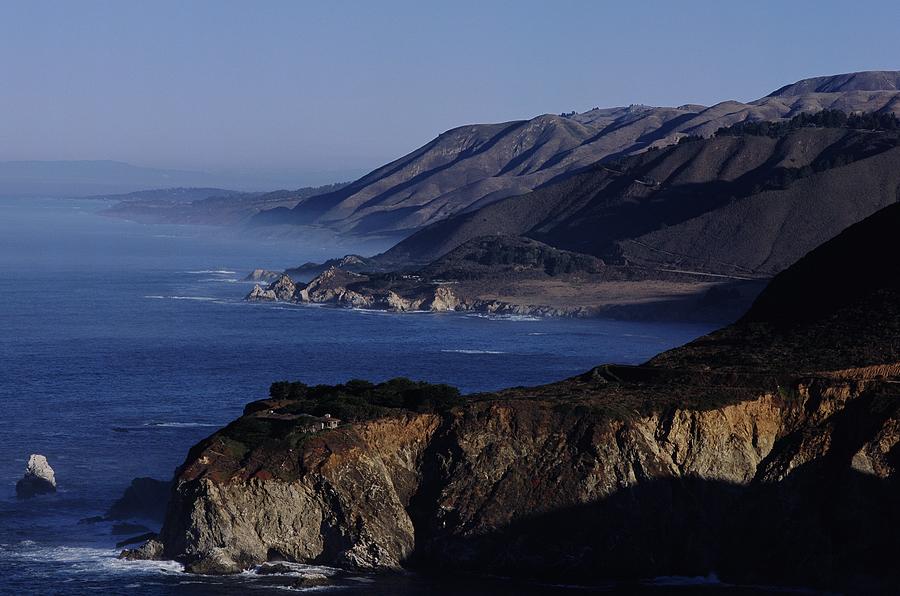 Californias Rugged Coastline Near Big #1 Photograph by George Rose