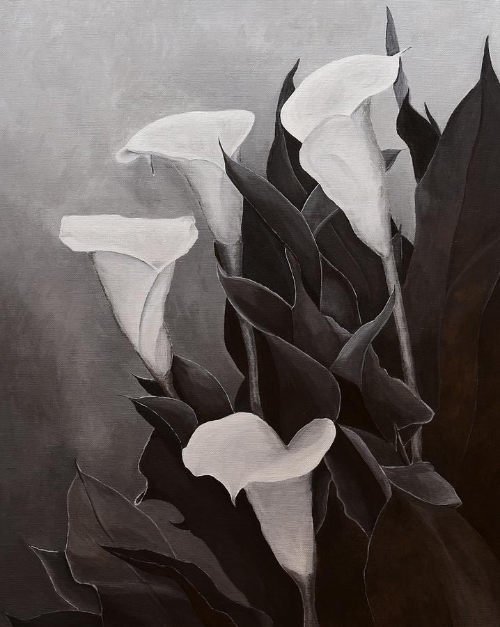 Calla Lily #2 Painting by Jimmy Chuck Smith