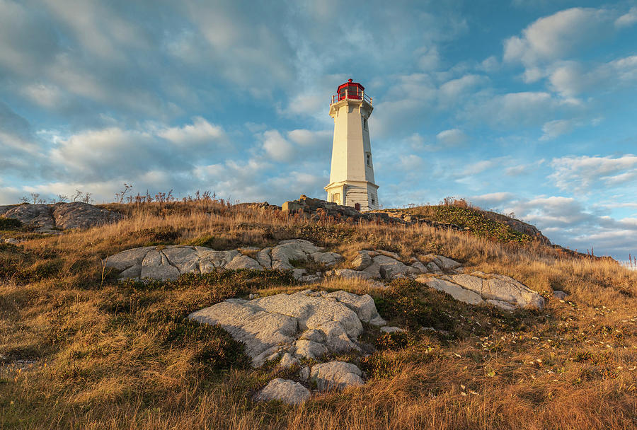 Fall Photograph - Canada, Nova Scotia, Louisbourg #1 by Walter Bibikow
