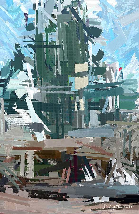 Canary Wharf #1 Digital Art by Roger Lighterness
