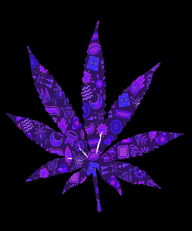 Cannabis Rainbow Design 54 Digital Art by Lin Watchorn - Fine Art America