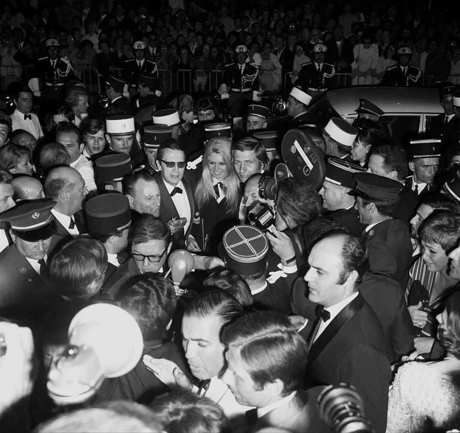 Cannes Film Festival In 1967 Photograph by Gilbert Tourte Cannes Film Festival In 1967 Photograph by Gilbert Tourte
