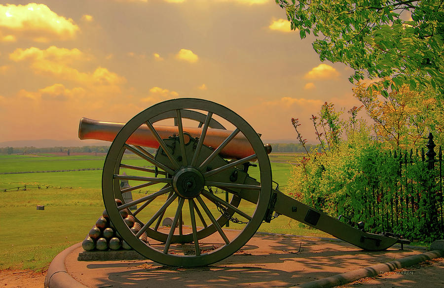 Cannon at Gettysburg #1 Photograph by Dyle   Warren