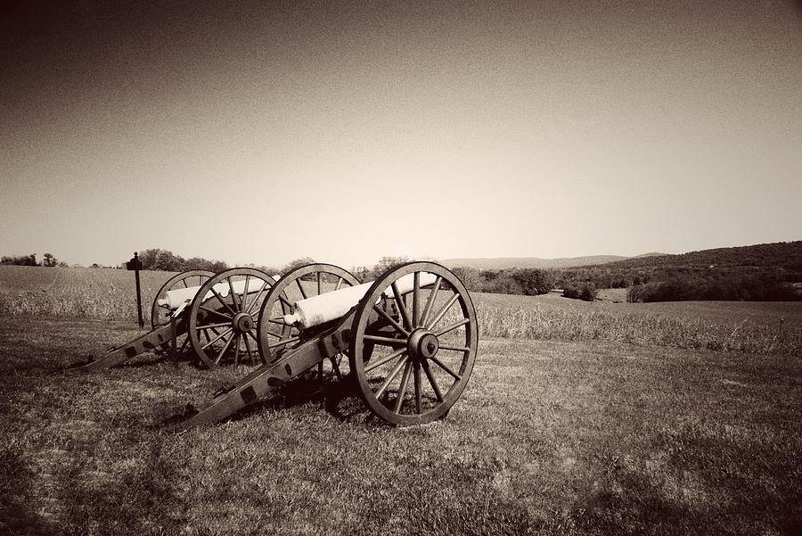 Cannons At Antietam Photograph