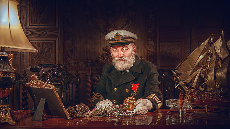 Boat Photograph - Capitan Of "titanic" #1 by Sergej Rekhov