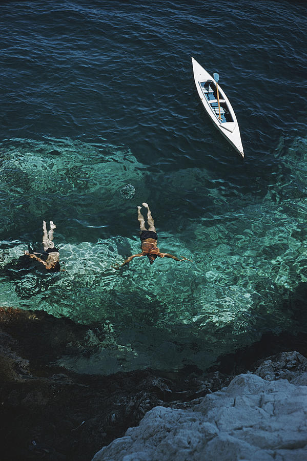 People Photograph - Capri Holiday by Slim Aarons