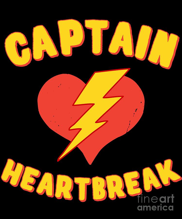 Captain Heartbreak #1 Digital Art by Flippin Sweet Gear