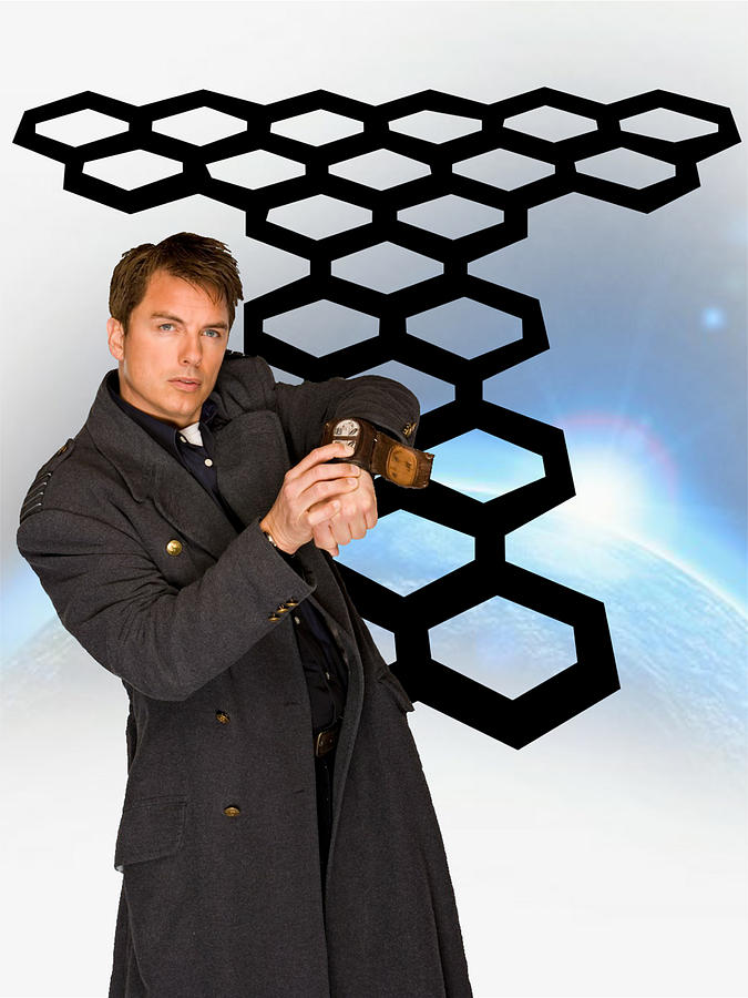 Captain Jack Harkness Torchwood Digital Art By Tiziana Df Pixels