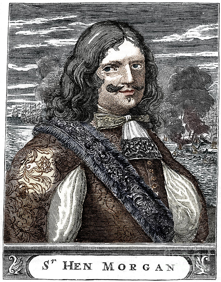 Captain Morgan, 17th Century Buccaneer #1 Drawing by Print Collector