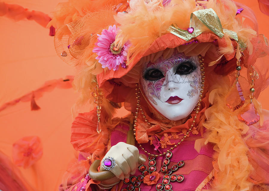 Carnival In Orange #1 Photograph by Stefan Nielsen