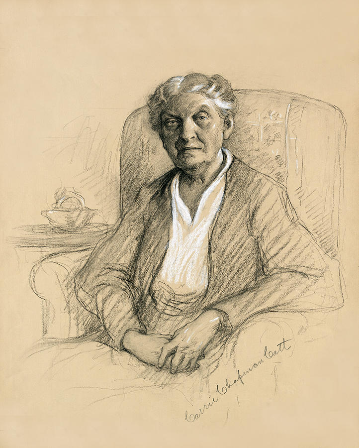 Carrie Chapman Catt, American #1 Photograph by Science Source